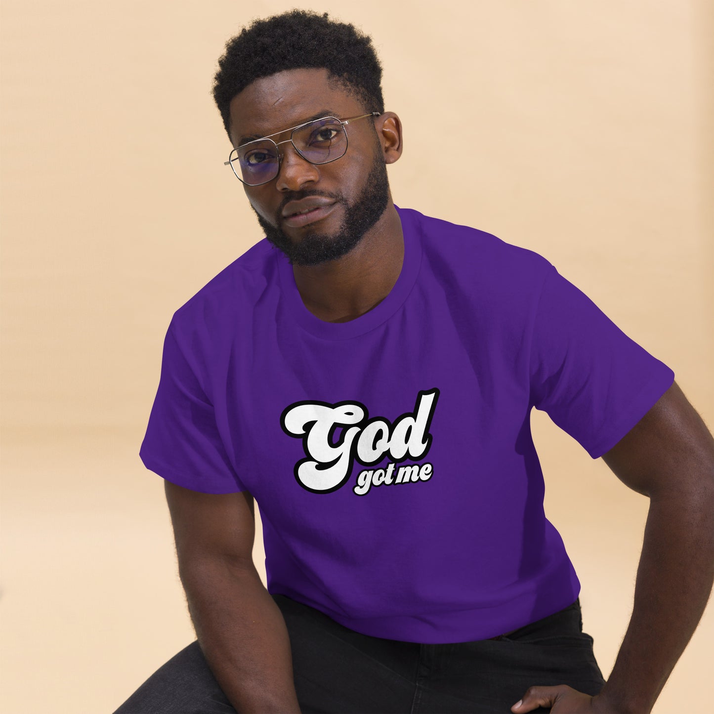 God got me Men's classic tee