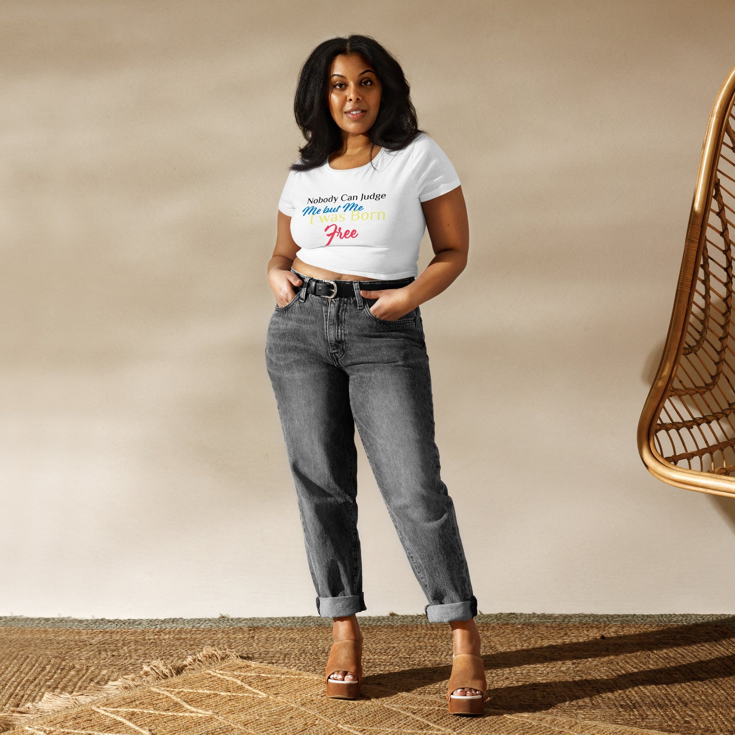 Born Free Women’s Crop Tee