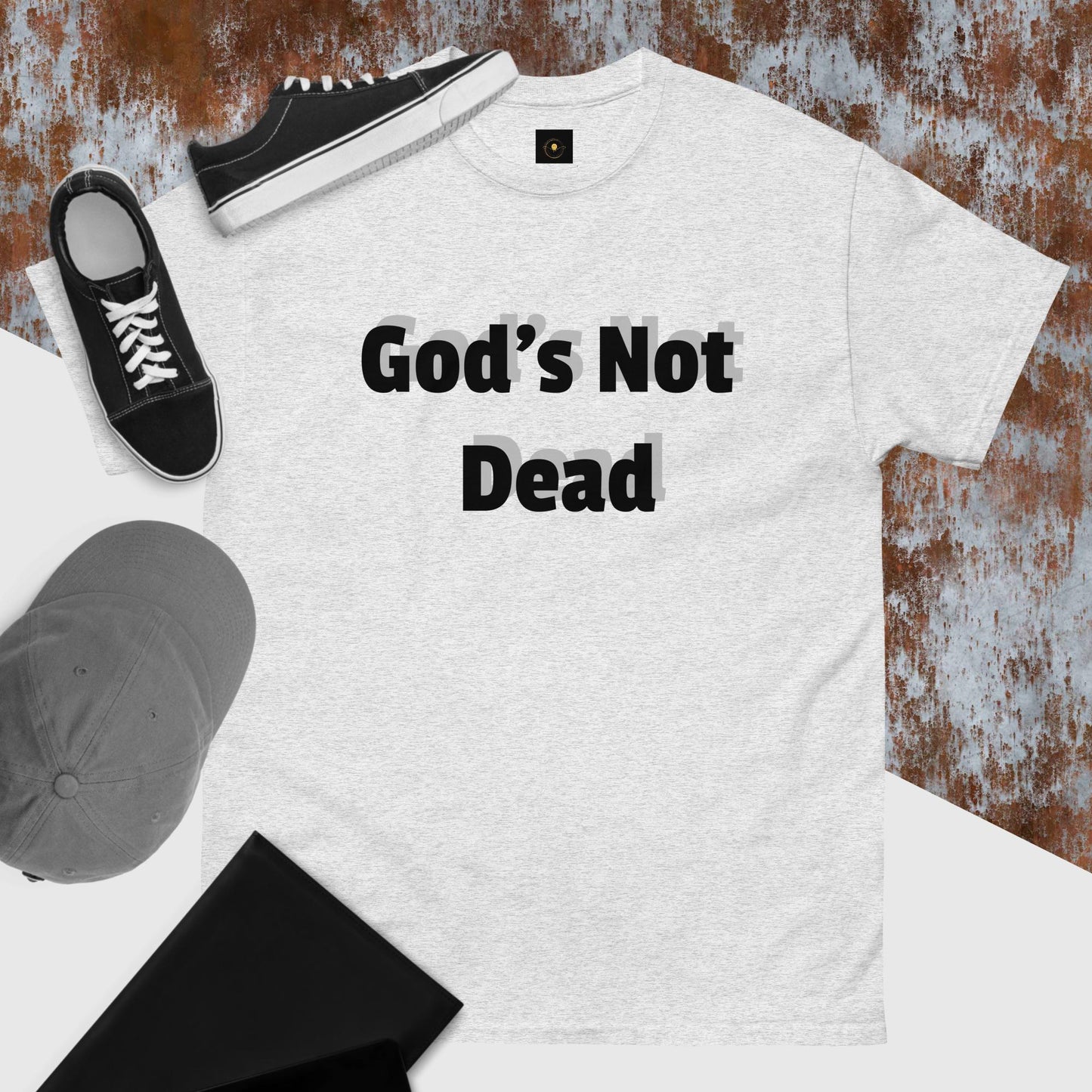 God's Not Dead Men's classic tee