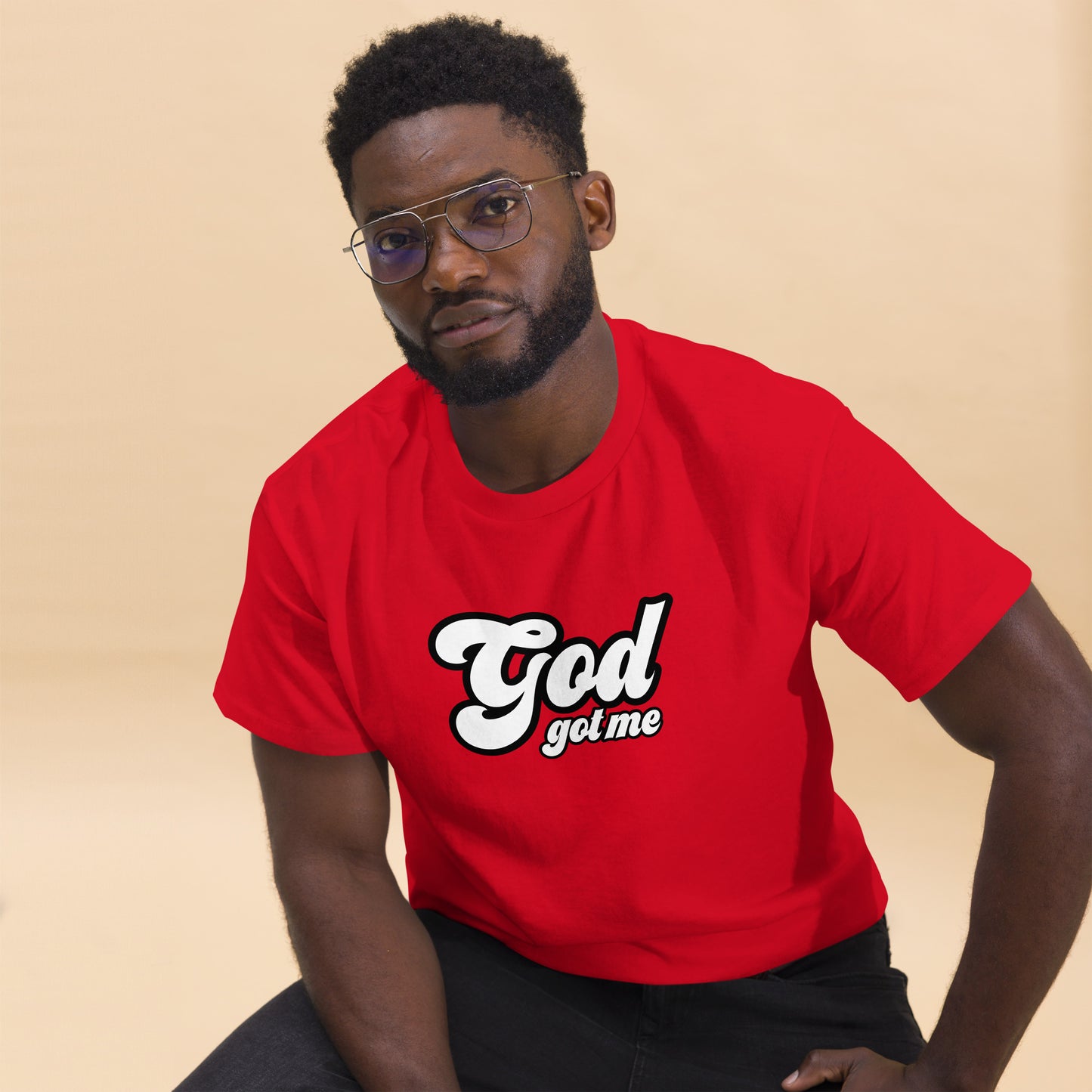 God got me Men's classic tee