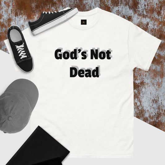 God's Not Dead Men's classic tee