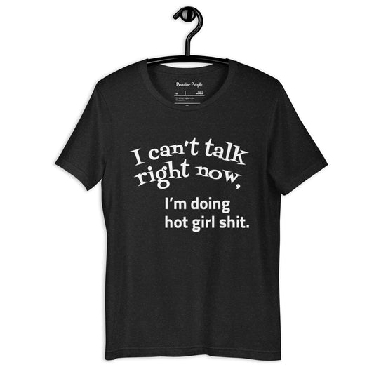 I can't talk Unisex t-shirt